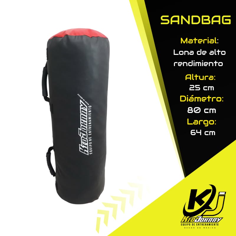 Sandbag KIDJOHNNY para acondicionamiento físico